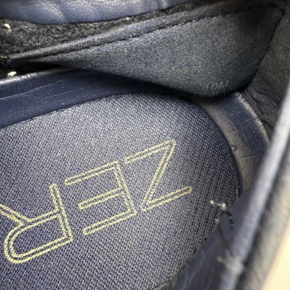 Cole‎ Haan Oxford Shoes Zerogrand Wingtip Perforated Leather Blue Mens 10M